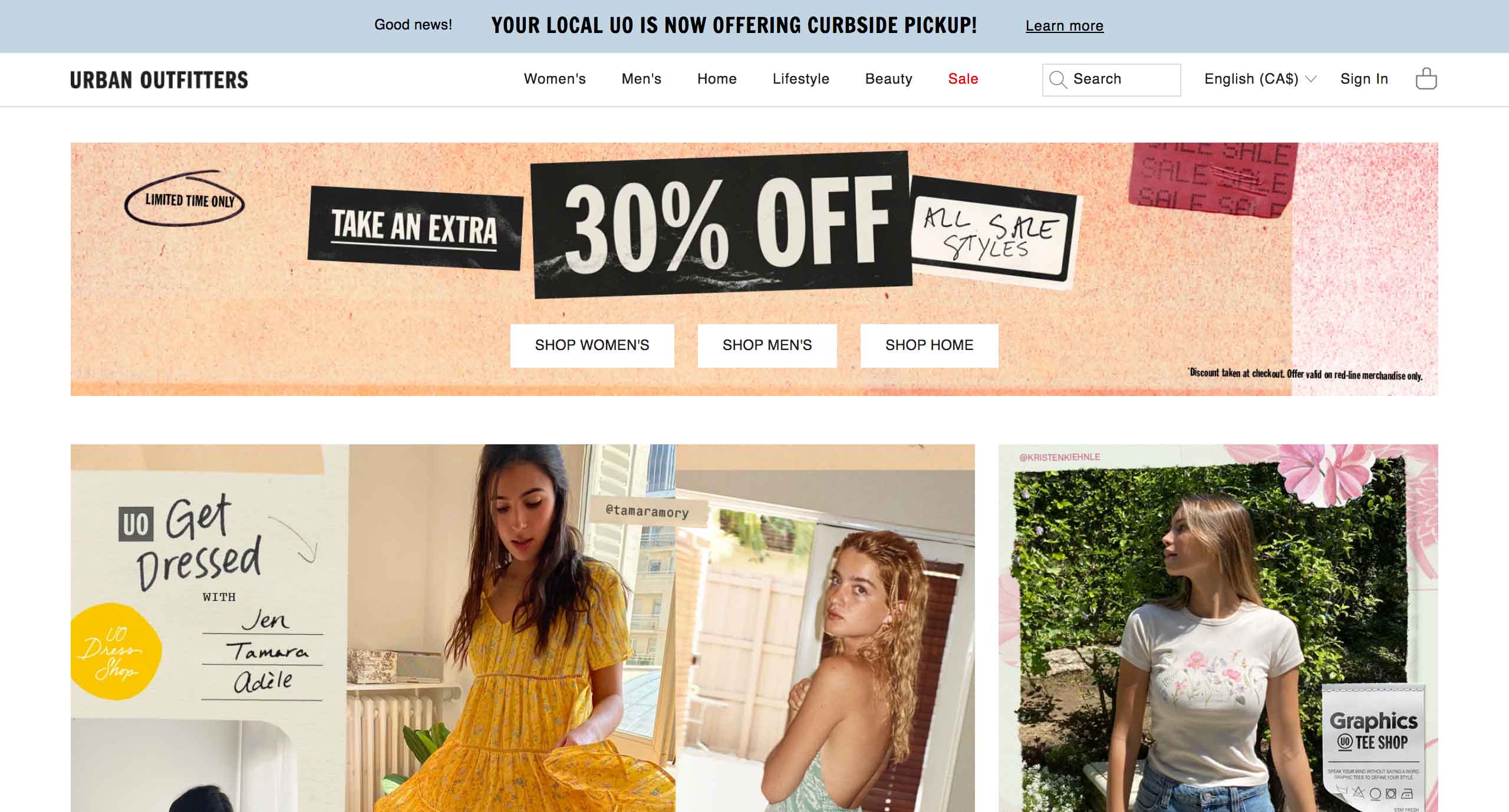 バンクーバーで【アーバン・アウトフィッターズ(Urban Outfitters)】の服を販売している店を紹介！