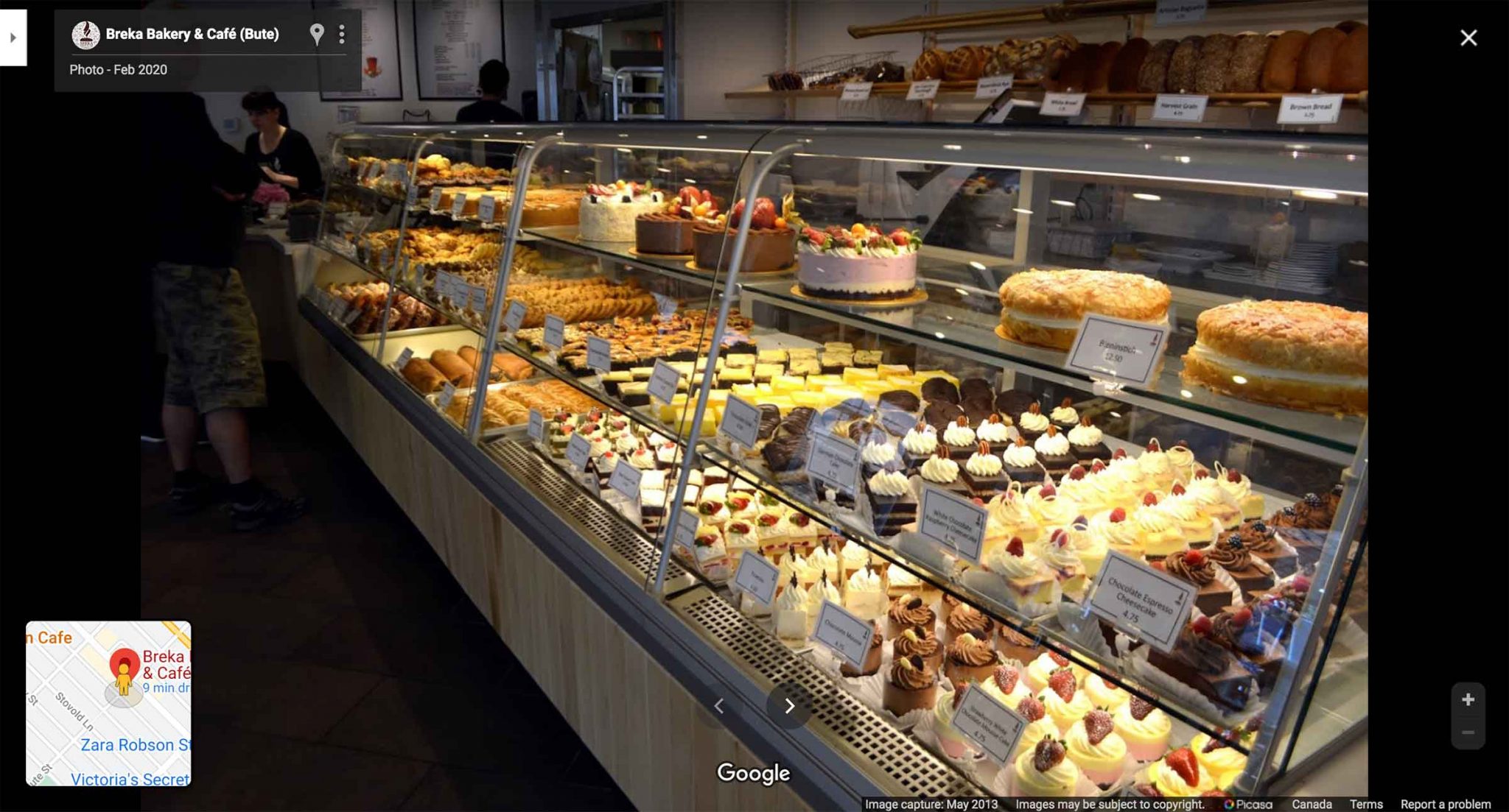 バンクーバーにある24時間営業しているカフェ【Breka Bakery & Cafe】